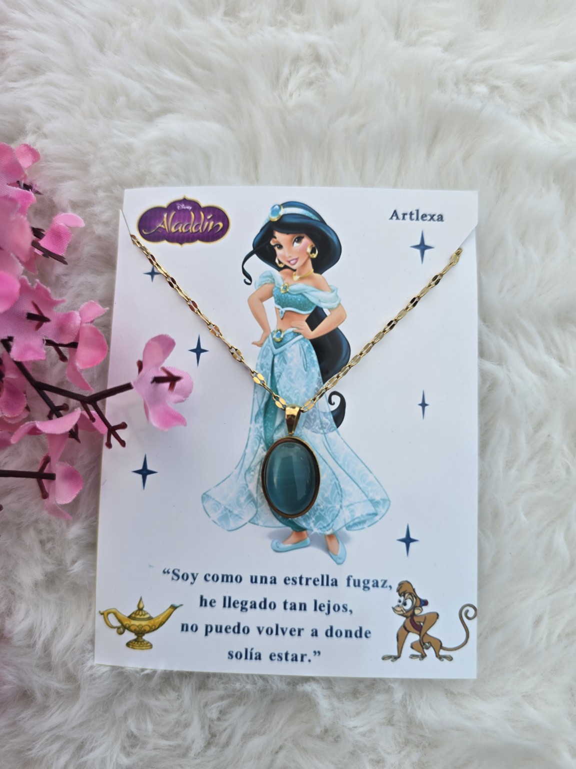 Collar Inspirado en Princesa Jasmine – Edición Artlexa