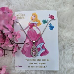 Collar Cristal Rosa – Edición Aurora | Artlexa