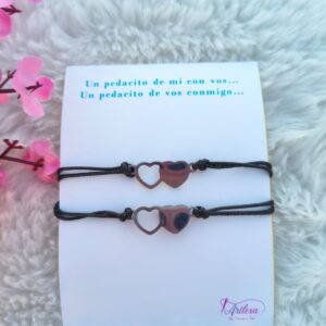 💞 Set Pulseras “Un Pedacito de Mi” – 2 Pulseras | Artlexa