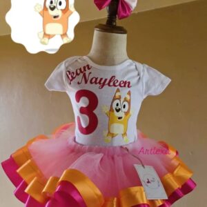 🎉 Set Tutu Personalizado “Bluey” | Outfit de Cumpleaños